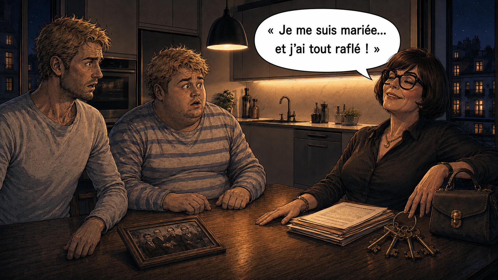Belle-mère se vantant d’avoir récupéré l’héritage familial